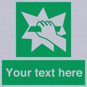 Custom Break Glass Sign